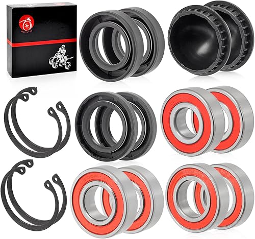 Miniatura 6 de Kit de cubierta antipolvo para cojinete de rueda delantera y trasera para carrito de golf Yamaha G2 G8 G9 G11 G14 G16 G20 G21 G22 1985-2007