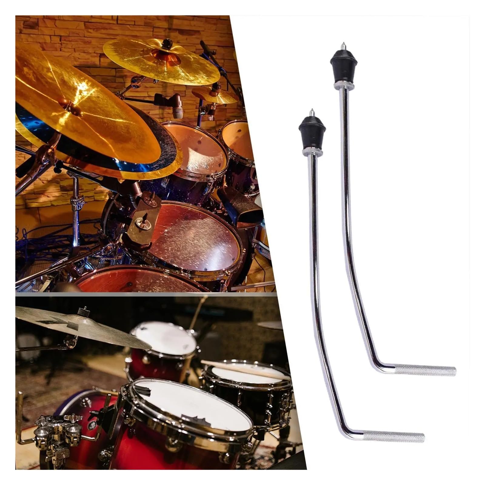 2 Stück Trommelbeine Universal For Bass Floor Tom