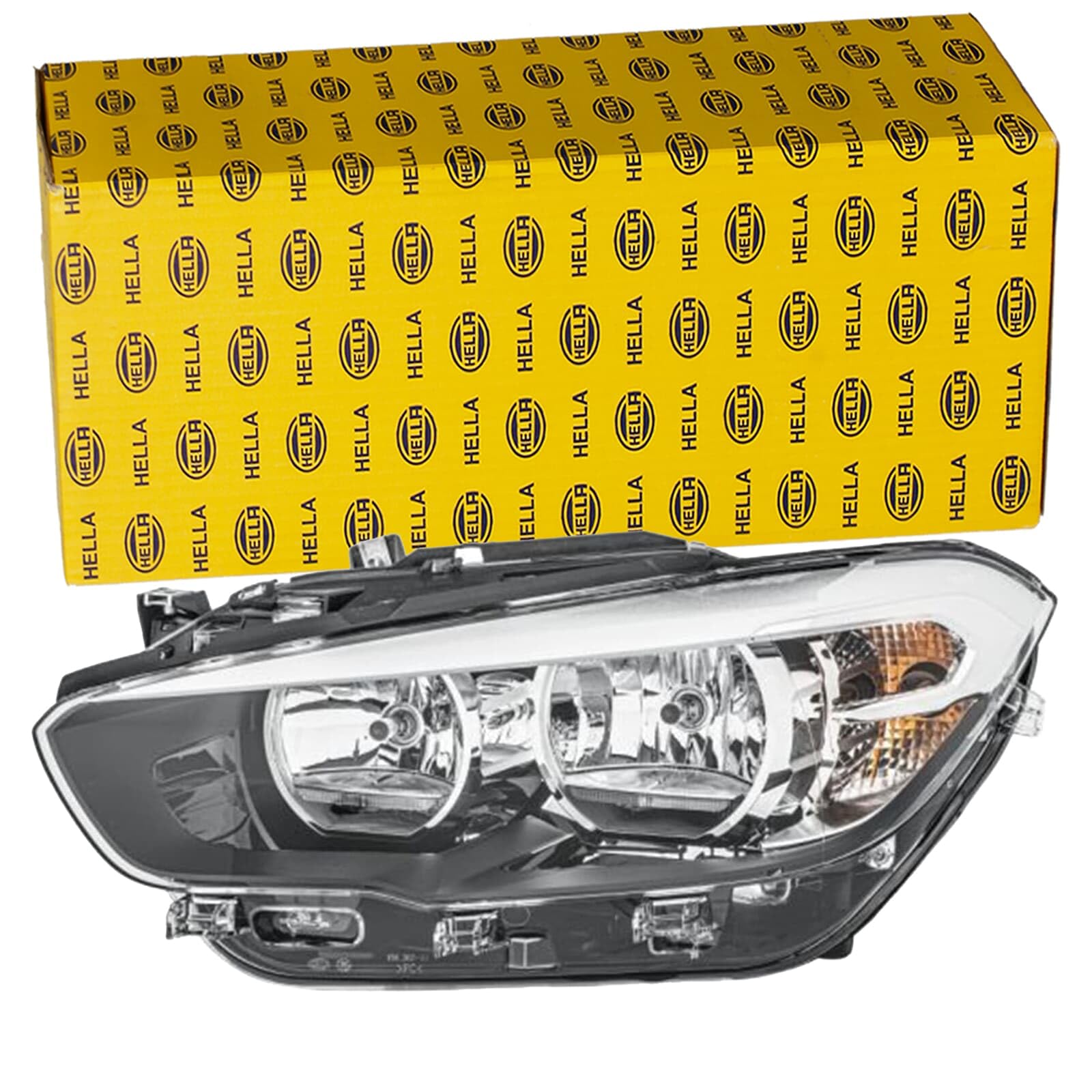 HELLA 1EG 011 919-411 Halógena-Faro principal para circulación por la derecha - Delante, izquierda | Compatible con: BMW 1, 1