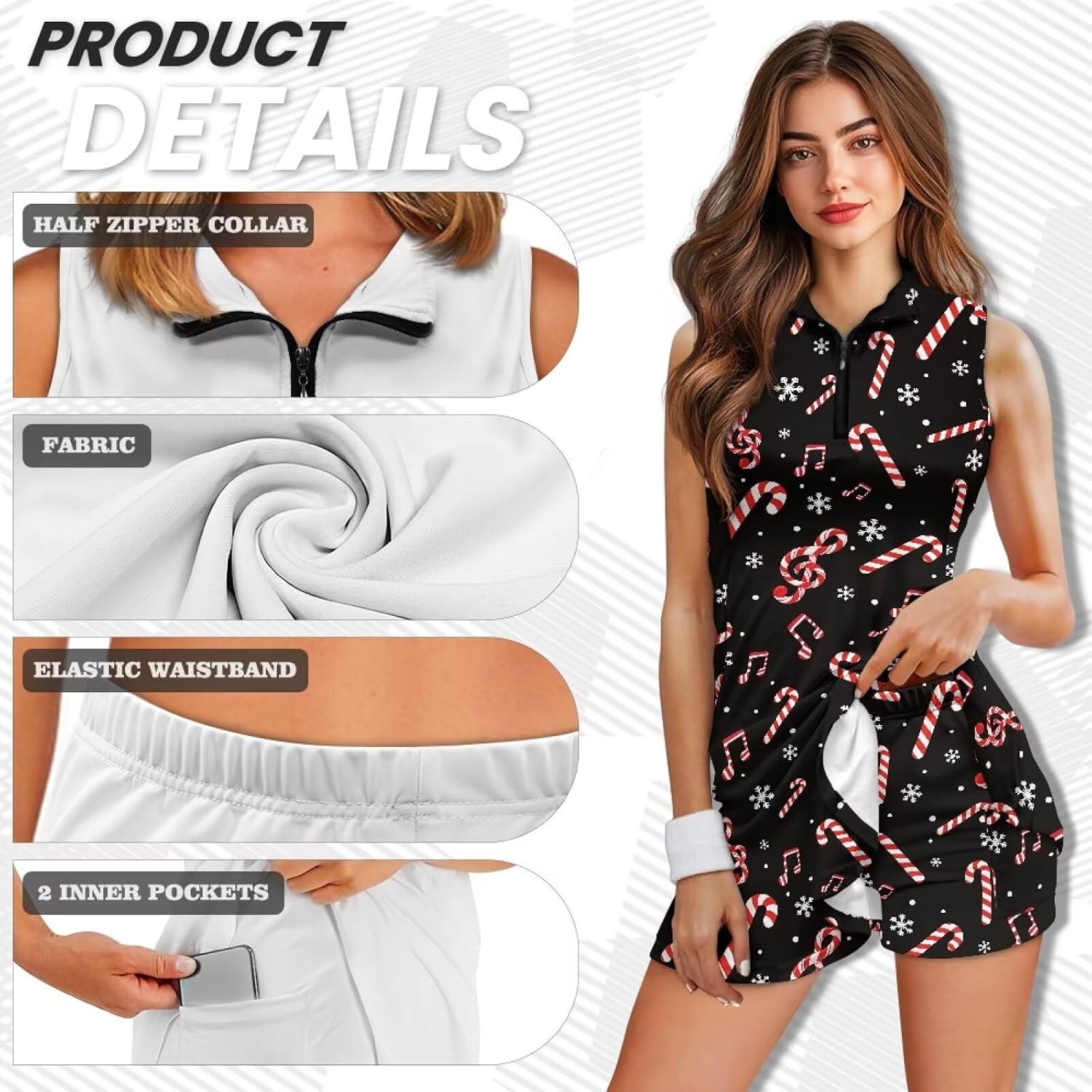 Sleeveless Sport Dresses for Women Breathable Soft Casual Outfits Fashion Clothing Athletic Pullover Tops Trendy