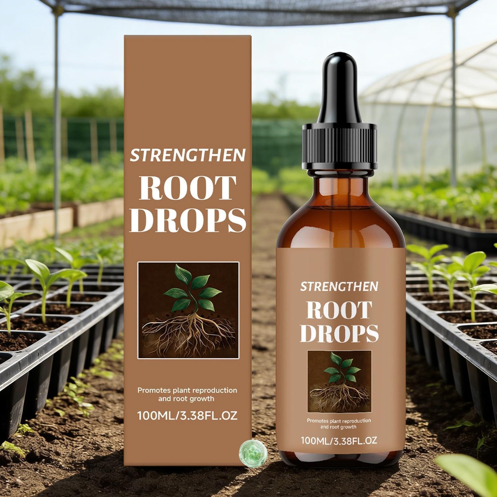Gouttes de racines de, liquide de soutien à la croissance, solution d'enracinement de 100 ml pour d'intérieur et d'extérieur, soins hydroponiques de fleurs végétales d'orchidées de cac
