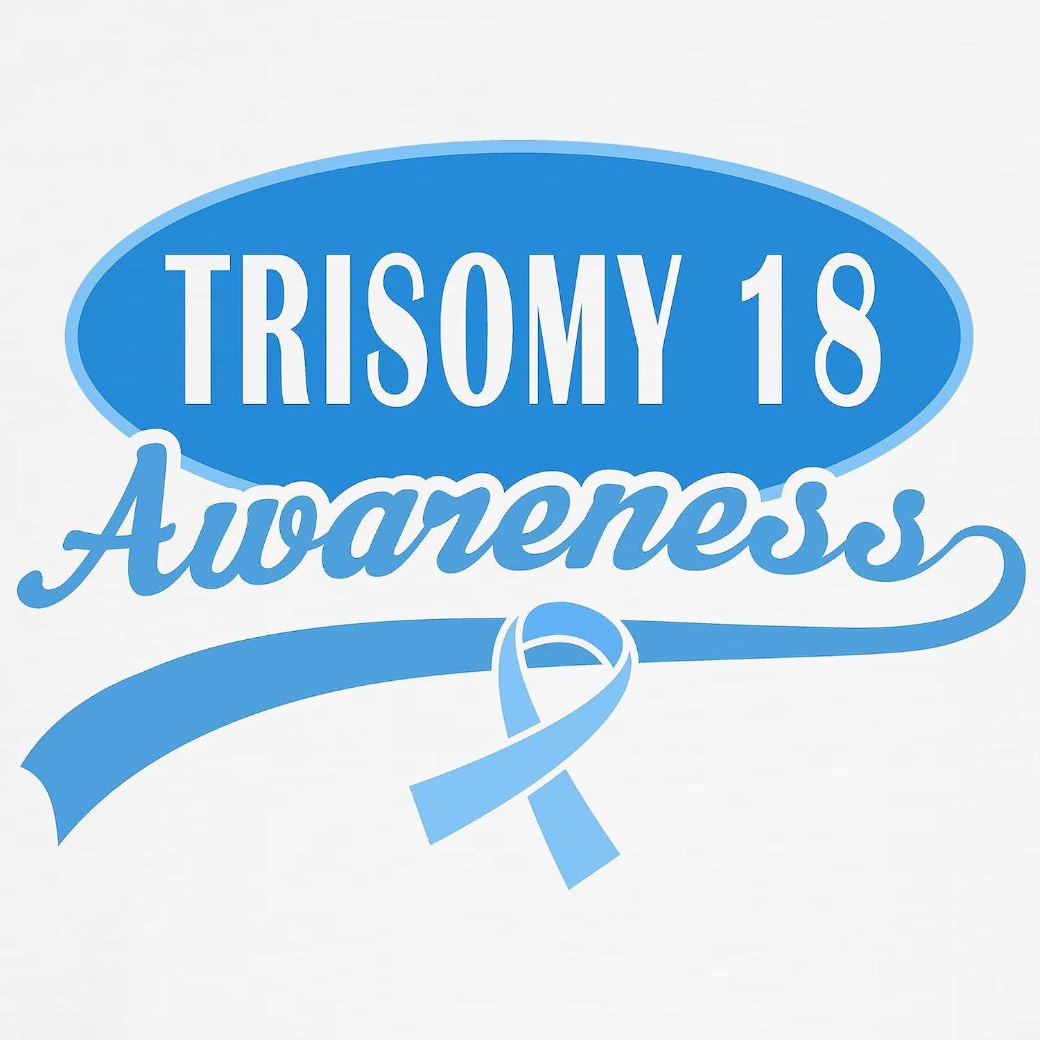 CafePress Trisomy 18 Awareness Ribbon Maternity T Shirt Women's Maternity Ruched Side T-Shirt
