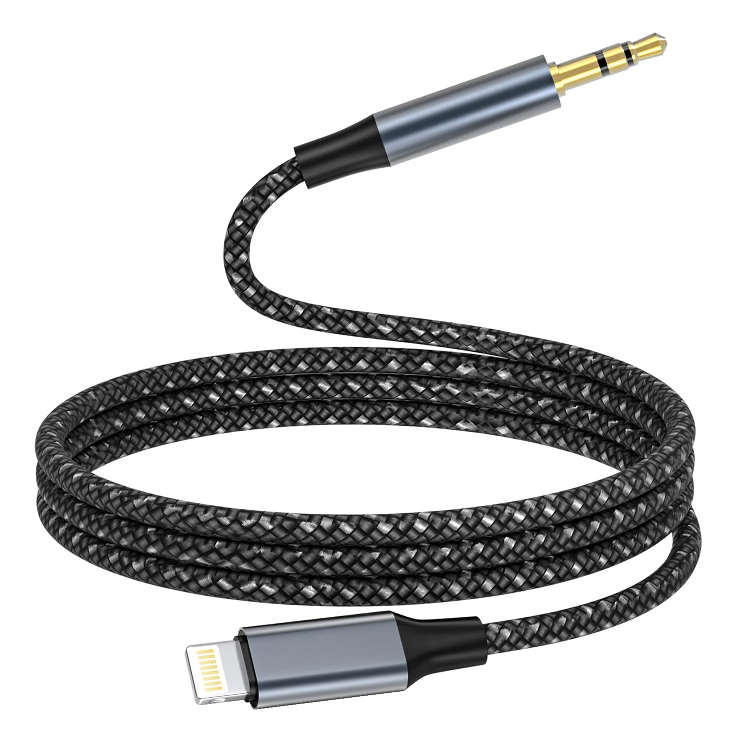 Amazon.co.jp: AUX ケーブル iPhone Lightning to 3.5mm 変換イヤホン