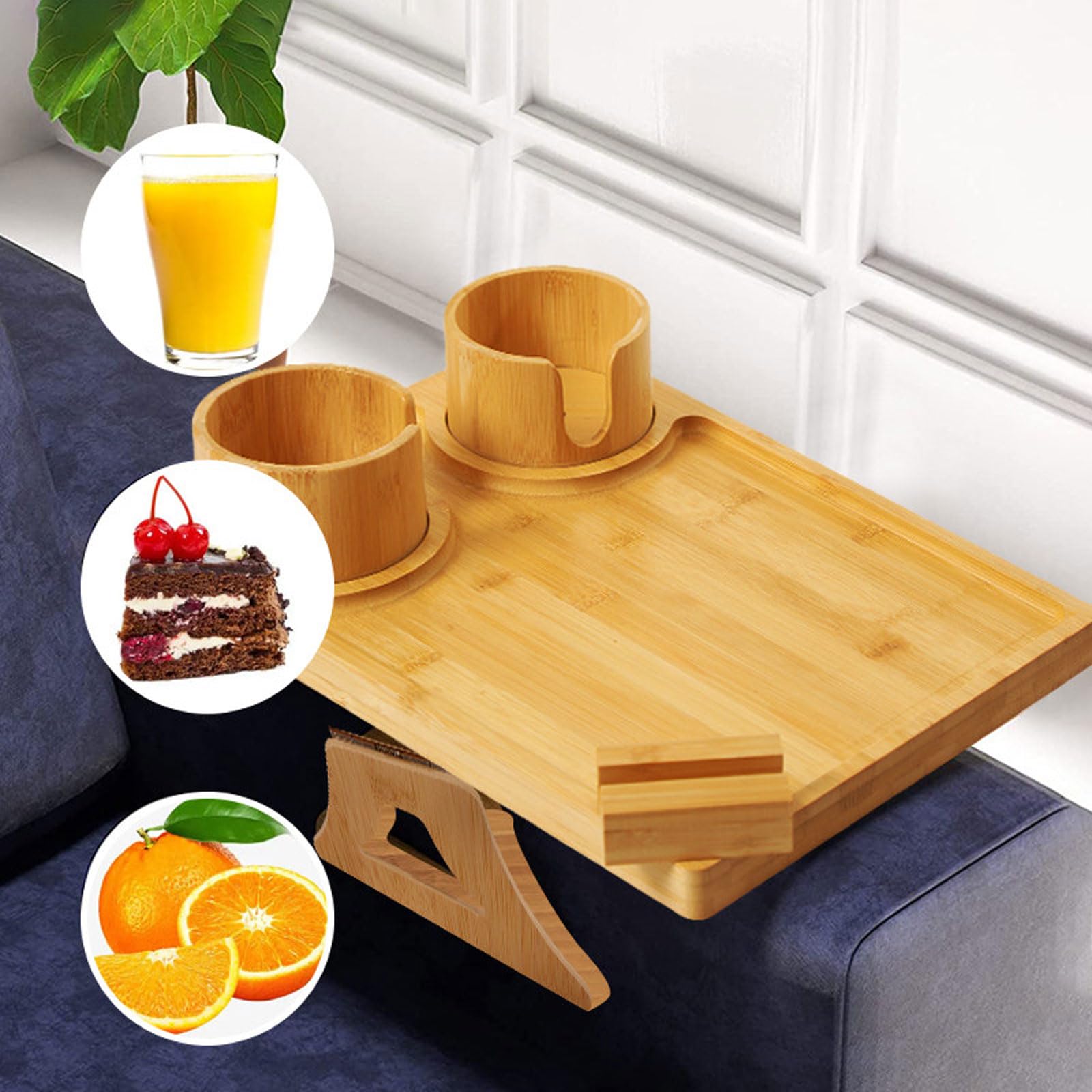 Bandeja para Brazo de Sofá,Organizador De Reposabrazos Sofá,Impermeable Soporte,para Mando Distancia de sofá para revistas,tabletas,teléfonos,Gafas,Salón,Exterior,Playa o Picnic