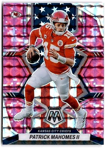 2022 Panini Mosaic Mosaic Camo Pink #256 Patrick Mahomes II National Pride Kansas City Chiefs Football NM-MT