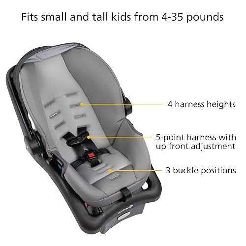 Miniatura 2 de Safety 1st OnBoard35 SecureTech Base de asiento de coche infantil, color negro