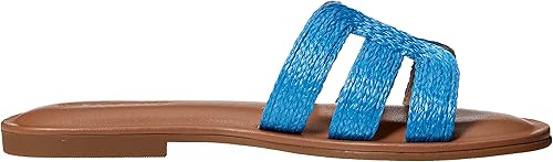 Vista 6 de The Drop Monika - Sandalias planas de meter con banda en H para mujer