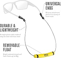 Vista 5 de Chums Orbiter Float Eyewear Retainer - Correa ligera de acero inoxidable para gafas