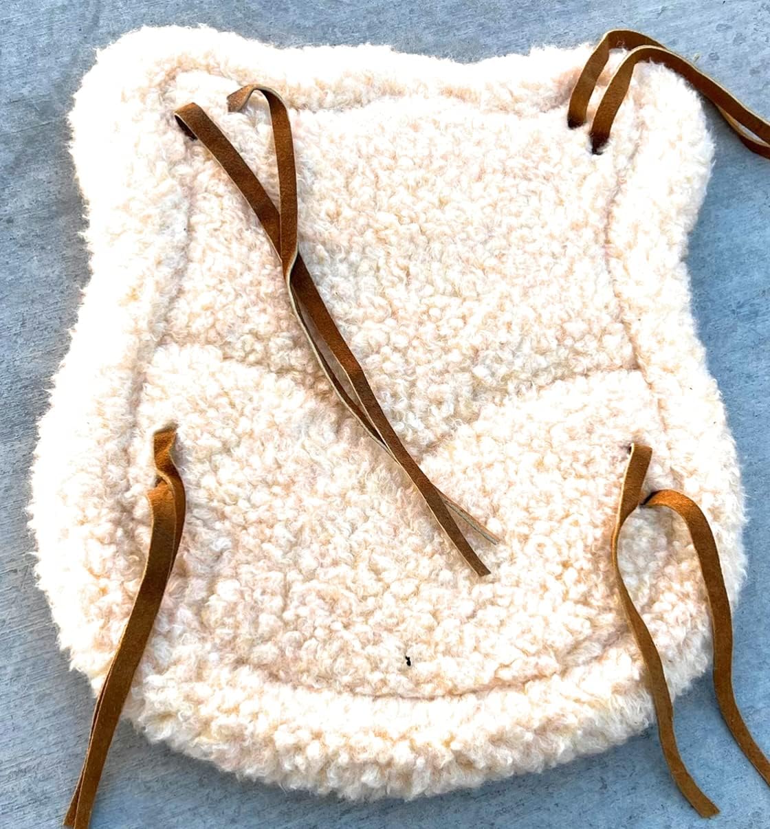 Charro Saddle Seat Cushion, Asiento Borrego para Montura