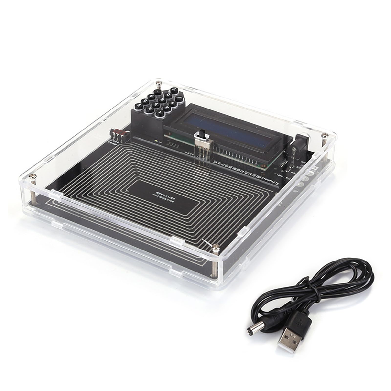 Accuracy Digital Signals Generator 0.01Hz to 99999Hz Sine Output Generator Device for Physics Lab Romance Fluctuation