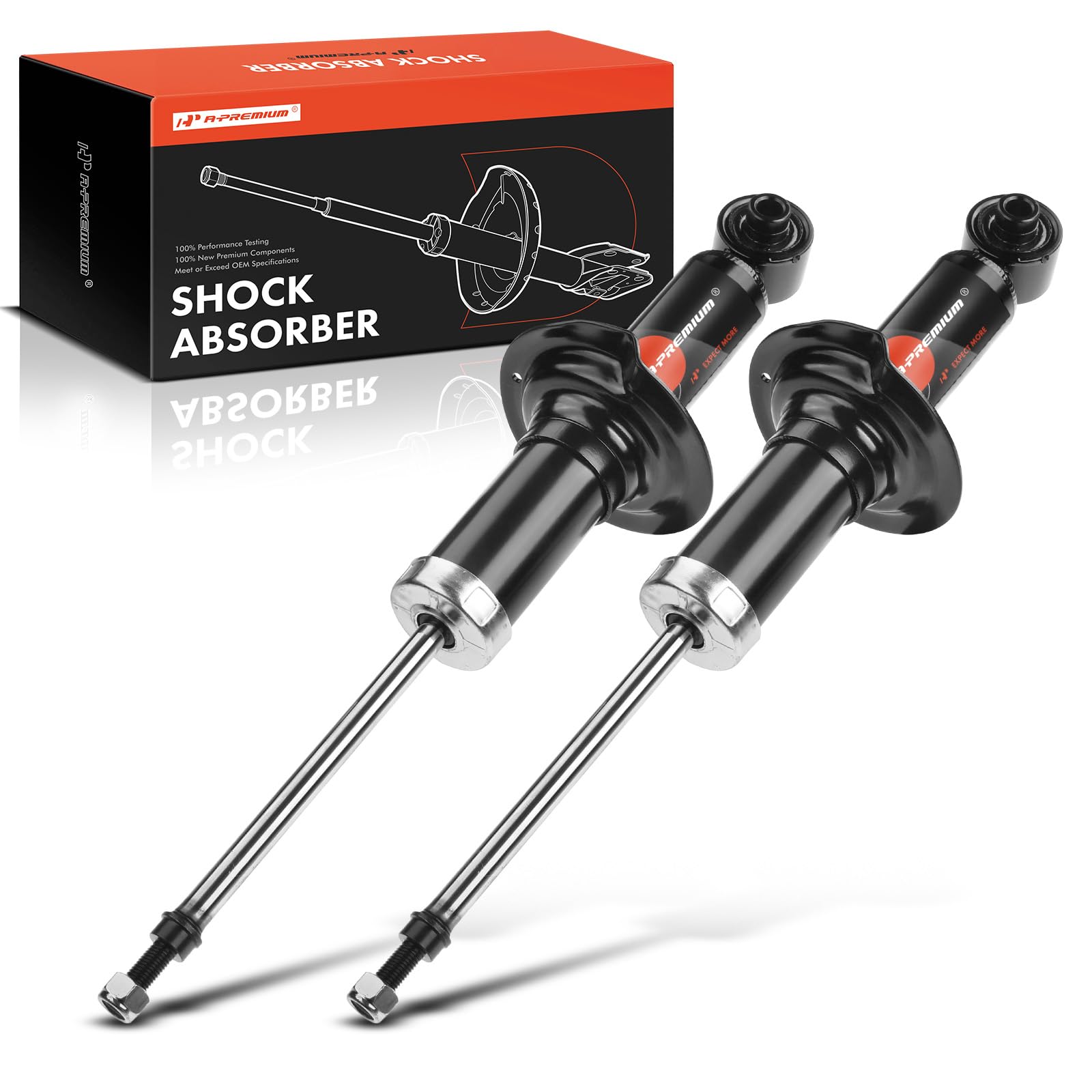 Front Struts Complete Shocks Assembly Shocks Coil Spring Suspension Struts Kit for Passenger Driver Side 2008-2011 Subaru Impreza