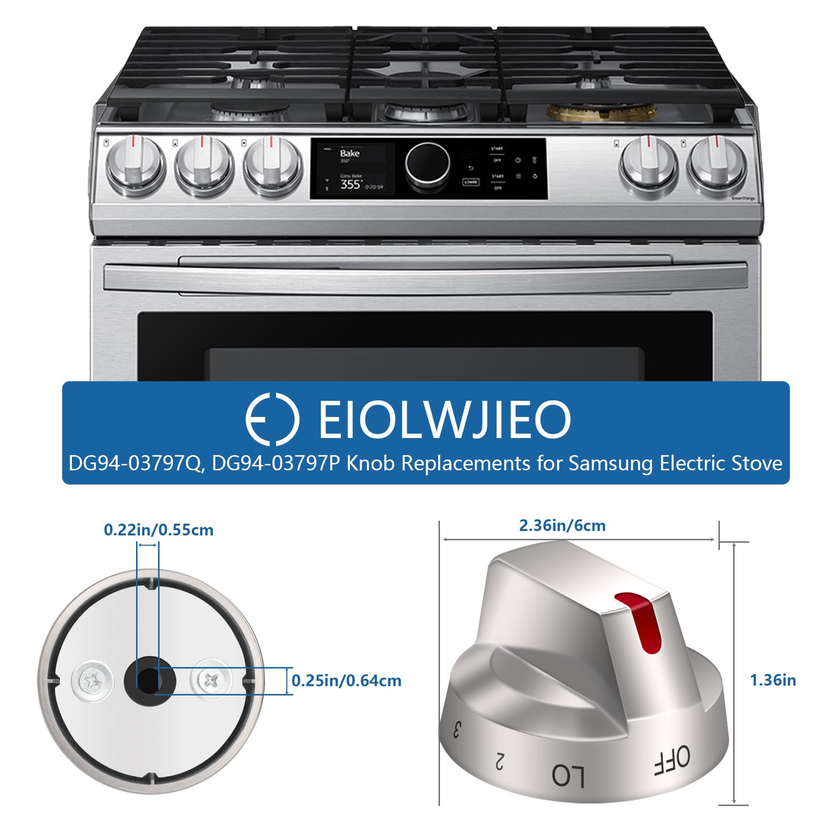 Amazon.com: DG94-03797Q for Samsung Electric Stove Knob  