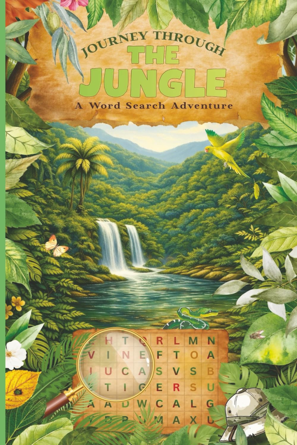 Journey Through the Jungle - A Word Search Adventure: 70 Jungle-Themed Word Searches for Kids, Teens, and Adults | 6x9 Inch | A Fun Adventure Puzzle ... (Journey Through Word Search Adventures)