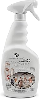 Marble and Granite Daily Stone Cleaner (Neutral Cleaner - Ph7) 32oz Ready-To-Use Formula - Large Spray Bottle
