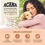ACANA 13 LB Dry Dog Food, Heritage Puppy & Junior Formula, 13 LB. Bag. (Fresh Free-Run Turkey, Chicken, Wild-Caught Fish & NEST-Laid Eggs) | Freeze Dried, Grain Free, High Protein, Made in the USA, Free-Run Poultry, For Growing Puppies, Global Qualit