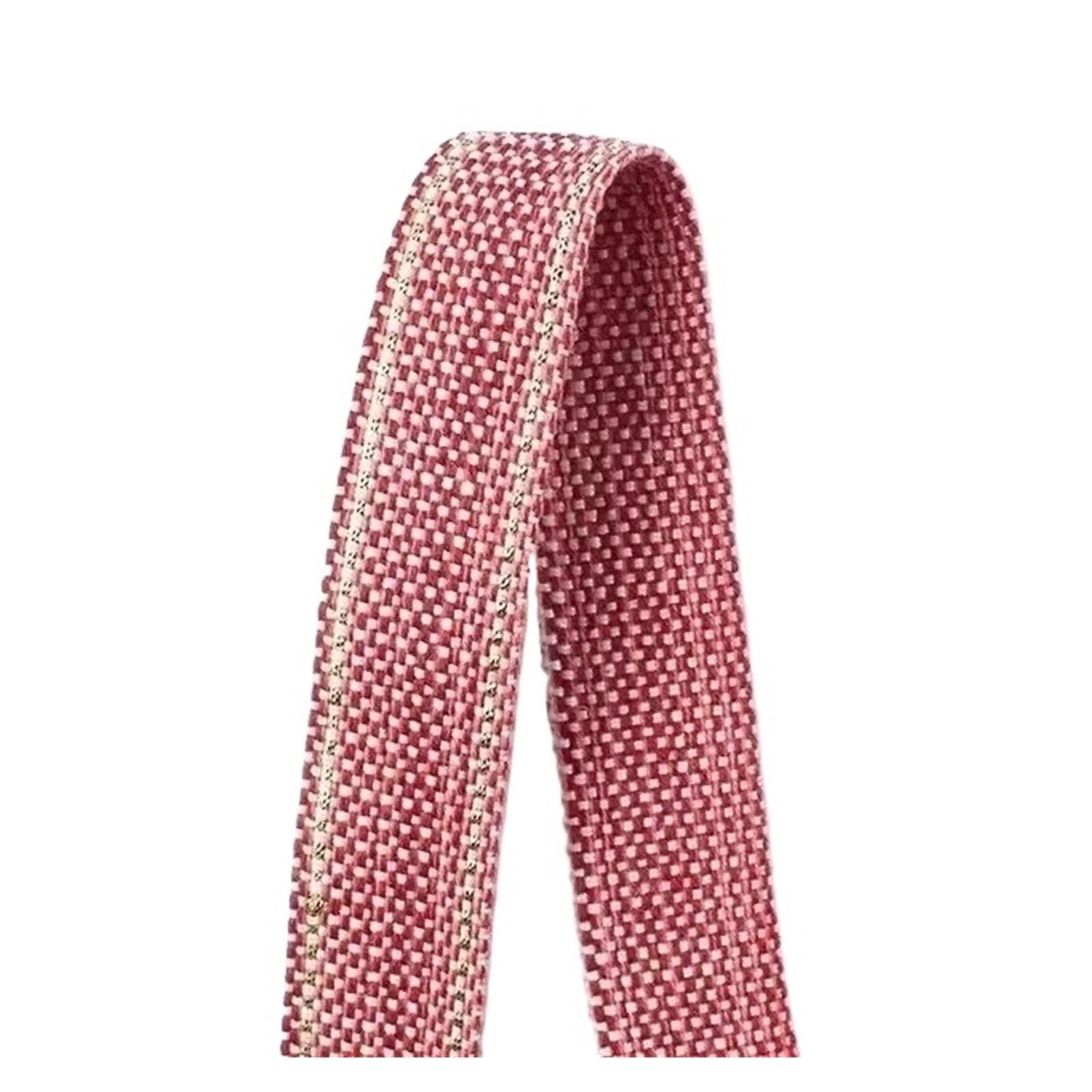Haftowana Obwódka Paska Jacquard Tkanego, Haftowana tkana żakardowa taśma koronkowa wielokolorowa 20-34mm 2-10M DIY szycie(Red-20mm,10Meters)