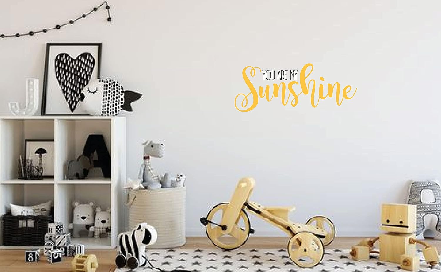 You are My Sunshine Wall Decal Quote |CustomVinylDecor | Home Decoration for Children's Nursery, Bedroom, Playroom or Classroom | Vinyl Lettering Stickers | Baby Shower or Birthday Gift