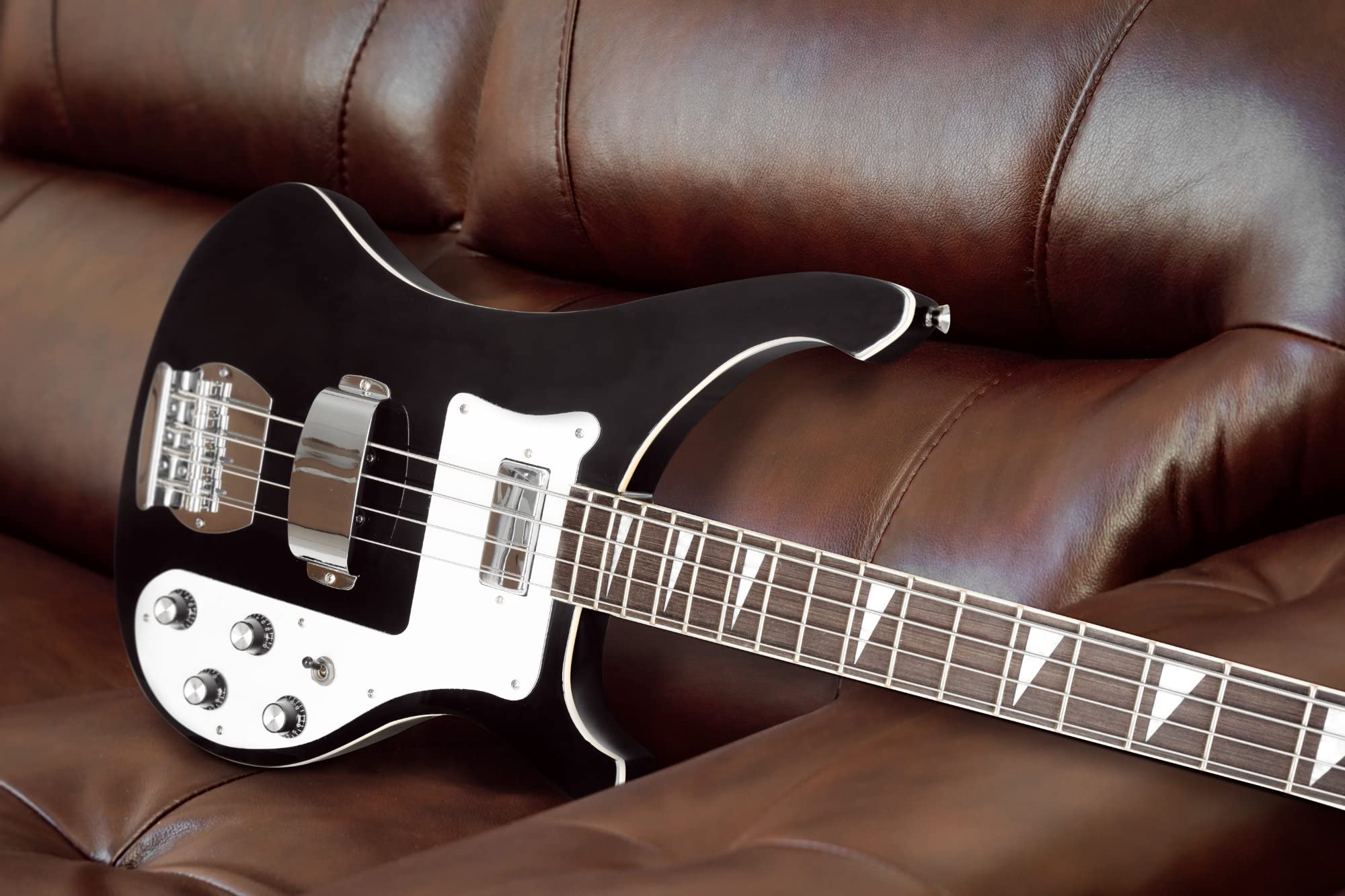 Rocktile Pro RB-400B Blackbird E-Bass Set - Longscale 2 Pickups - Nero