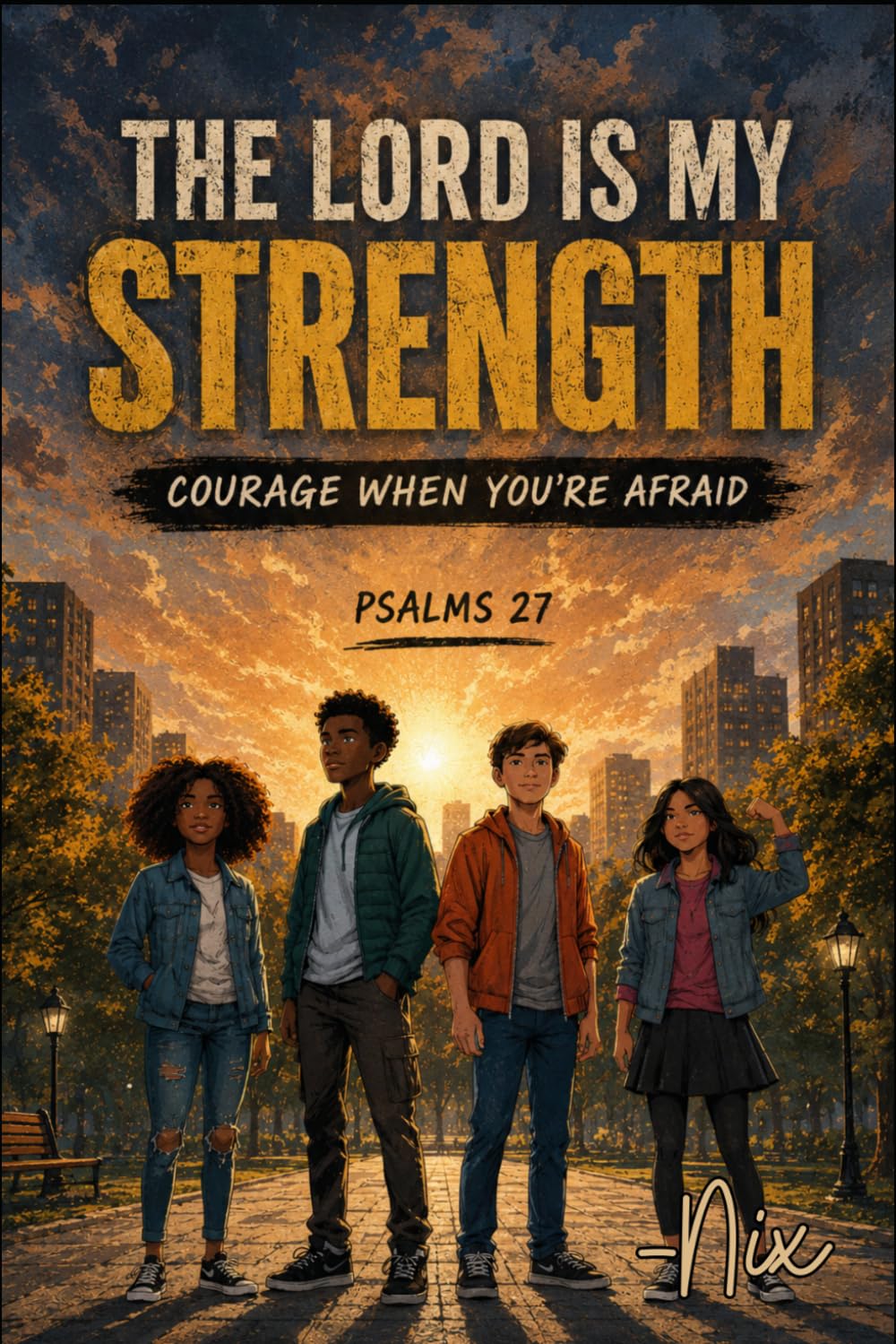 God is My Strength: Courage When You’re Afraid Psalm 27 Illustrated (Strength Through God Series)