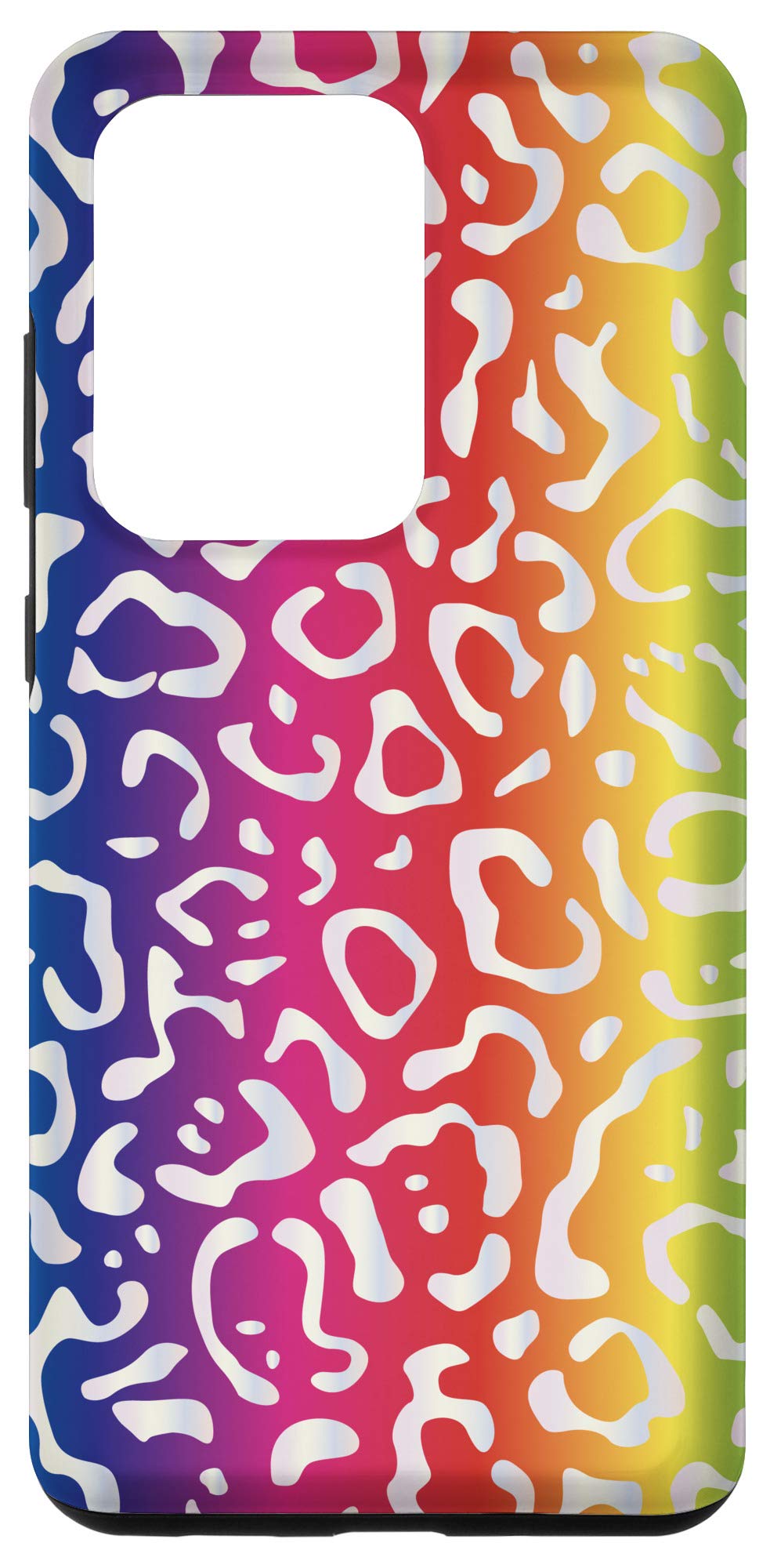 Galaxy S20 Ultra Animal Print - Bright Rainbow Opal Leopard Case