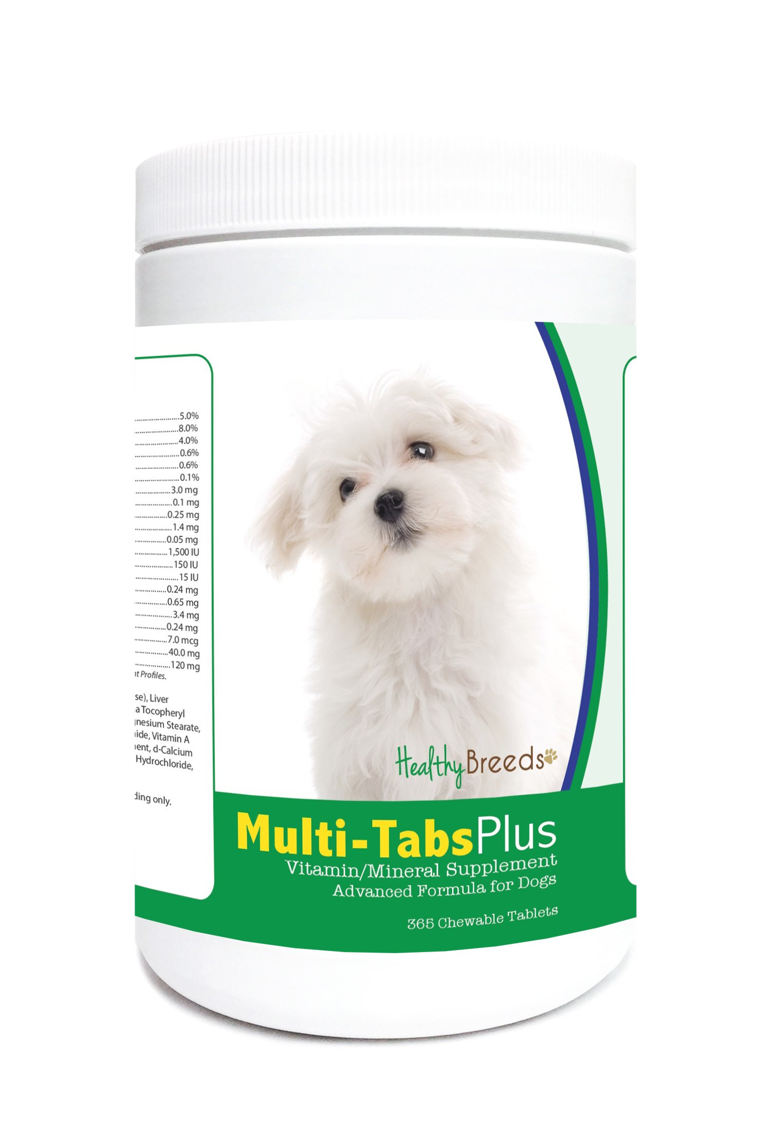 Healthy BreedsMaltese Multi-Tabs Plus Chewable Tablets 365 Count