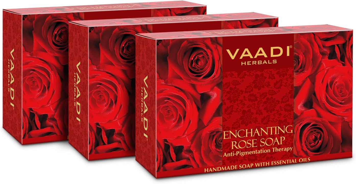 Enchanting Rose Soap with Mulberry Extract, 75gx3