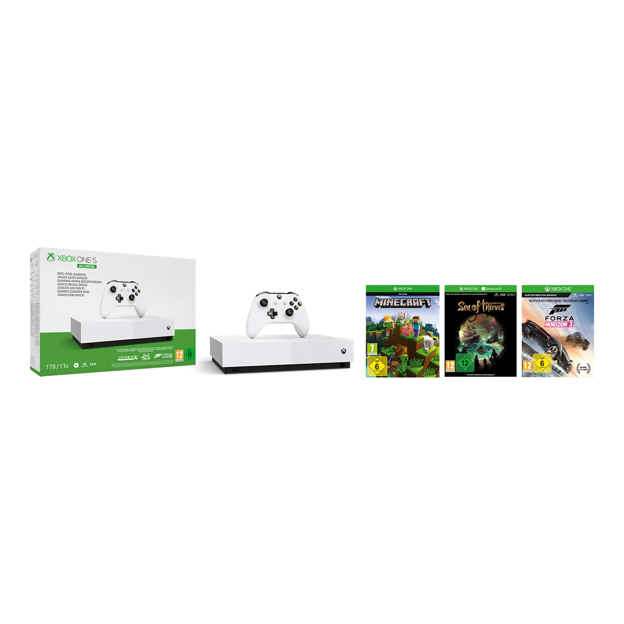 Microsoft Xbox One S 1TB All Digital Edition Konsole