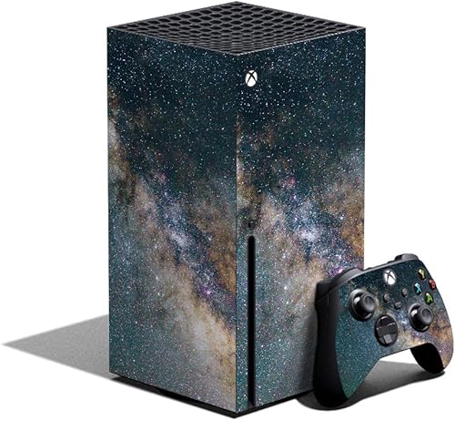 MIGHTY SKINS Skin compatible con Xbox Series X Bundle Galactic Landscape Funda protectora de vinilo duradera y única Fácil de aplicar, quitar y