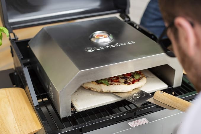 La Hacienda BBQ Pizza Forno In acciaio inossidabile : Amazon.it: Giardino e  giardinaggio
