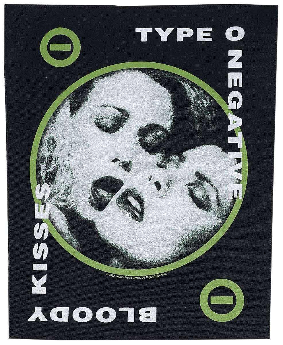 Type O Negative Bloody Kisses Large Size Sew On Back Patch Officially Licensed