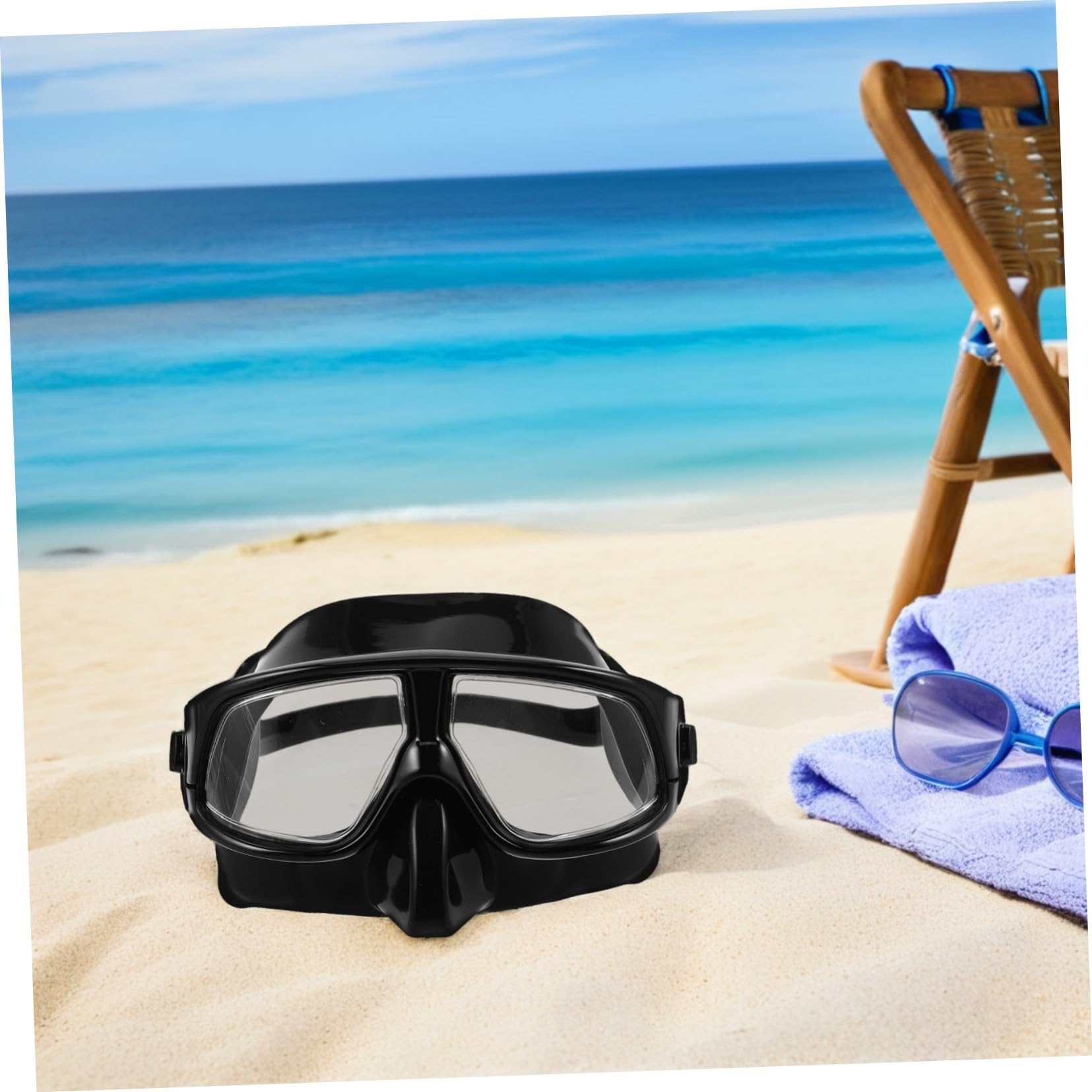 HANABASS de Snorkel con Correa Ajustable para Natación y Buceo Gafas de Piscina con Sello y Diseño Volumen para y Fotografía Submarina Cómoda y Resistente para Diversas Faciales