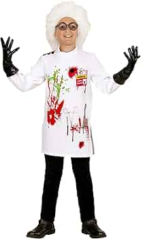 Costume Camicia Di Forza Per Halloween - Tema Psicopatico, Carnevale, Feste In Maschera - Foto 2