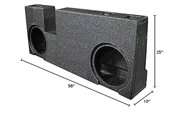 Amazon.com: Qpower QBTUNDRA07212 Dual 12 Ported Tundra