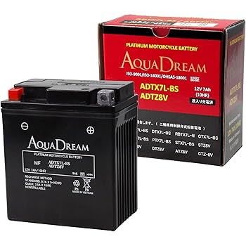 アクアハイブリッドバッテリー Amazon | アクアドリーム バイク用 バッテリー 液入充電済 MF
