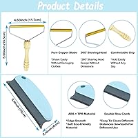 Vista 6 de Lint Remover,Lint Roller,Lint Cleaner Pro Fabric Shaver Fuzz Remover Pet Hair Remover for Couch Reusable Dog Hair Carpet Scraper Shaver for Clothes