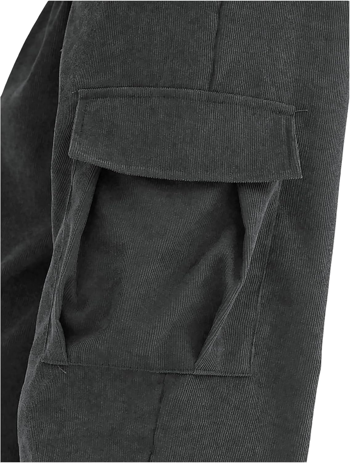 Verdusa Boy's Casual Baggy Cargo Pants Elastic Waist Workout Sweatpants Joggers - Image 4