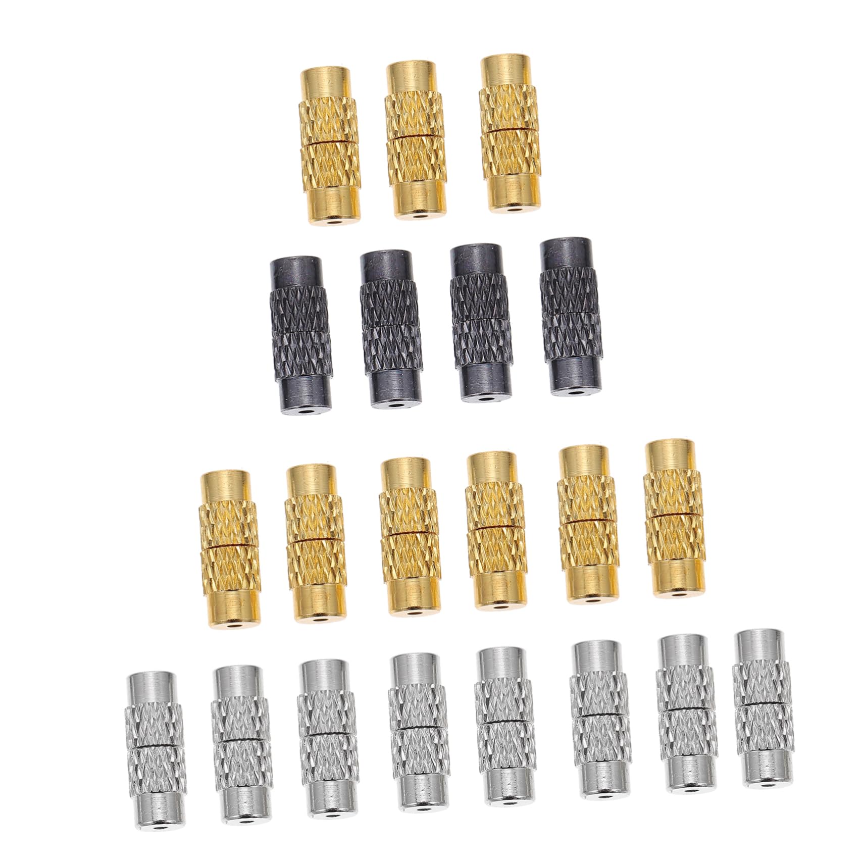 jojofuny 3 Ensembles Connecteurs De Laiton Pour Diy Fermoirs Pour Bracelets Colliers Accessoires De Fabrication 120 Pièces * 3