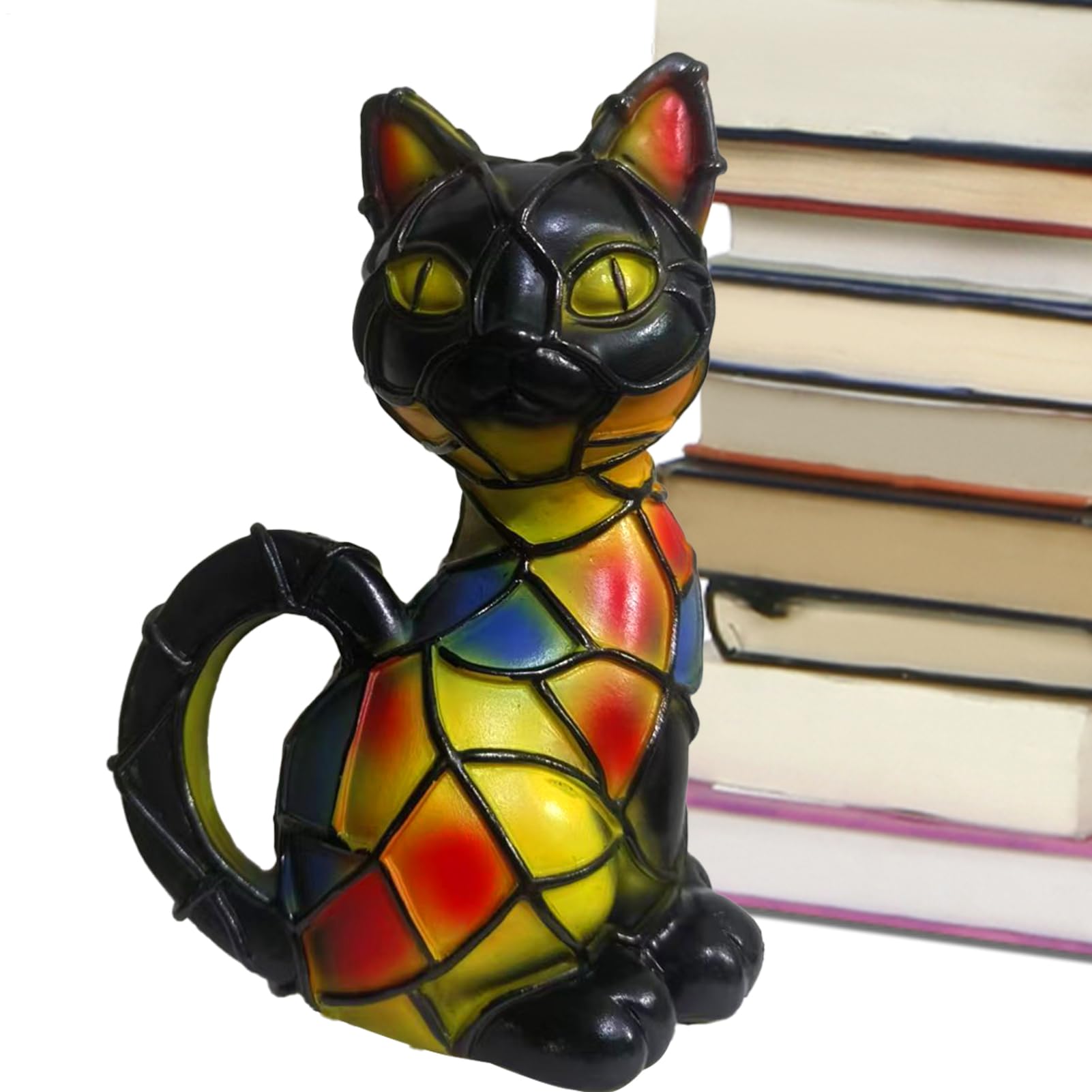 Keyubria Animal Lamp, Dachshund Lamp Stained Resin, Dog Series Art Nightlight, Stained Resin French Bulldog Tabletop Nightlight, Vintage Animal Nightlight Home Decor, Fun Present for Dog Lovers