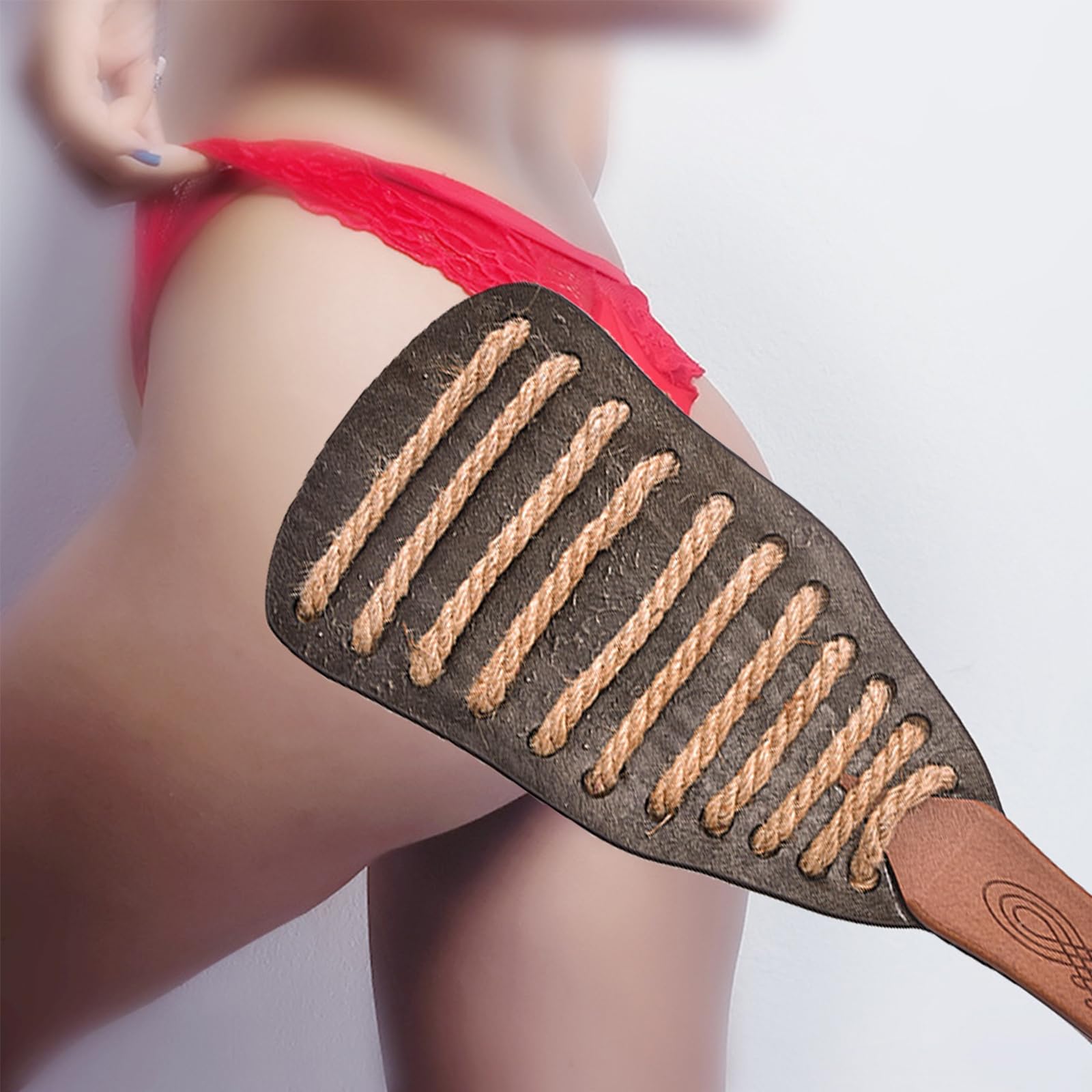 Classics BDSM Cuerda de cáñamo engrosada Sexo Spanking Paddles Pareja SM Juega Grueso y Sólido Spanks Paddles Juguetes