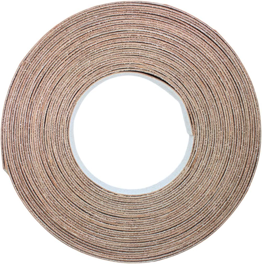 Borde termoadhesivo de madera de cerezo real de 30mm, rollo de 7,5m, cinta de chapa de madera prepegada para una fácil aplicación de bricolaje, cubrirá el borde de un panel de MDF estándar