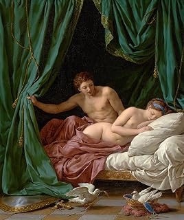 ArtDirect Mars and Venus, Allegory of Peace (1770) 8x10 UnFramed Museum Art Print Poster Ready for Framing by Louis-Jean-François Lagrenée (French, 1724-1805)