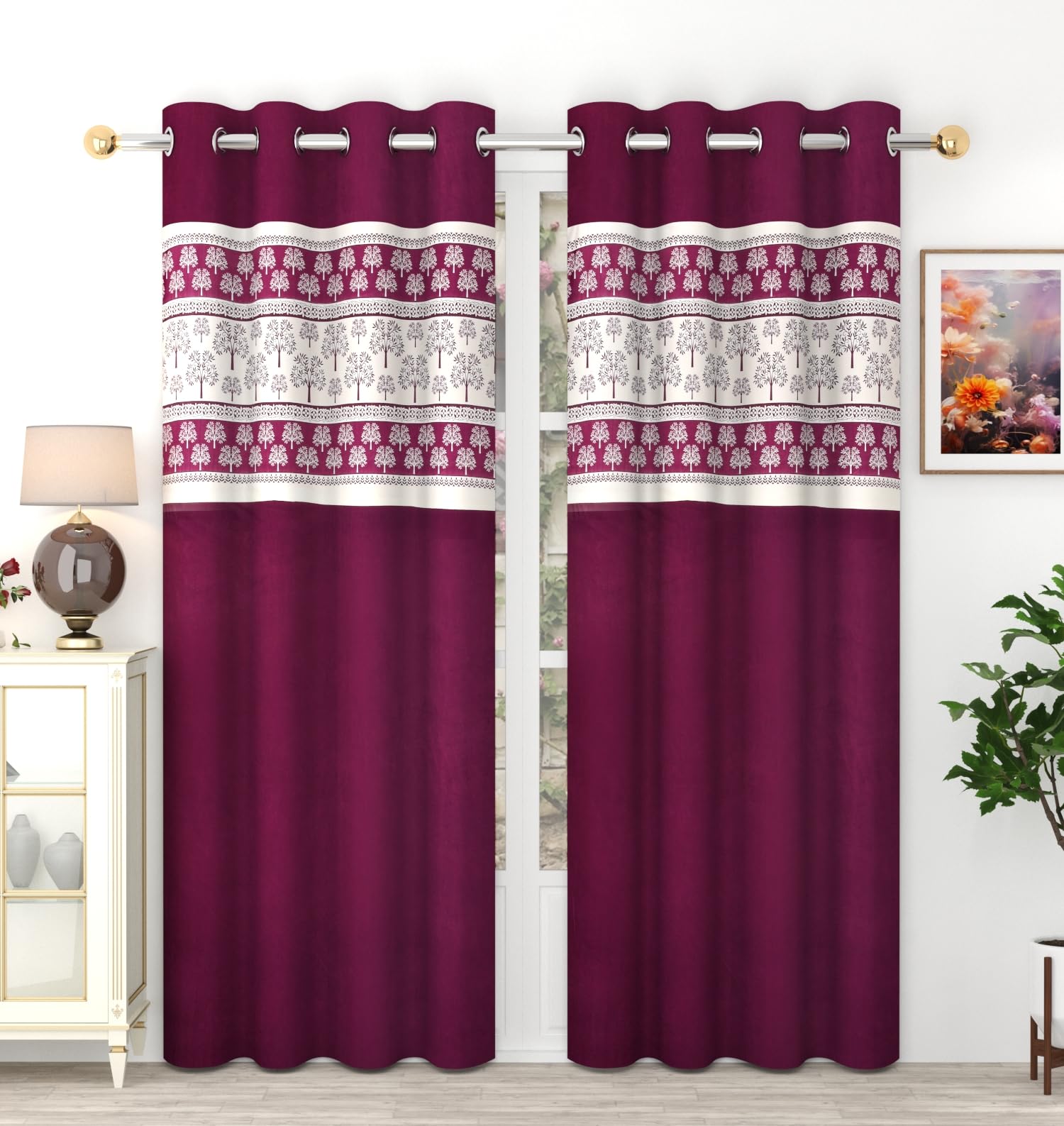 Small Window Curtains - Coffee -5