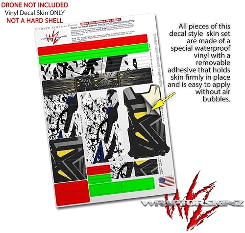 Miniatura 4 de Skin Decal Wrap Pack 2 para DJI Ryze Tello Drone Baja 0018 Azul Marino Drone NO Incluido