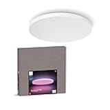 Datura Smart Ceiling Panel (Large Round 2.49 in x 22.60 in) White & Color Light, Bluetooth Compatible, Voice Control with Alexa, Apple Home & Google Assistant†?