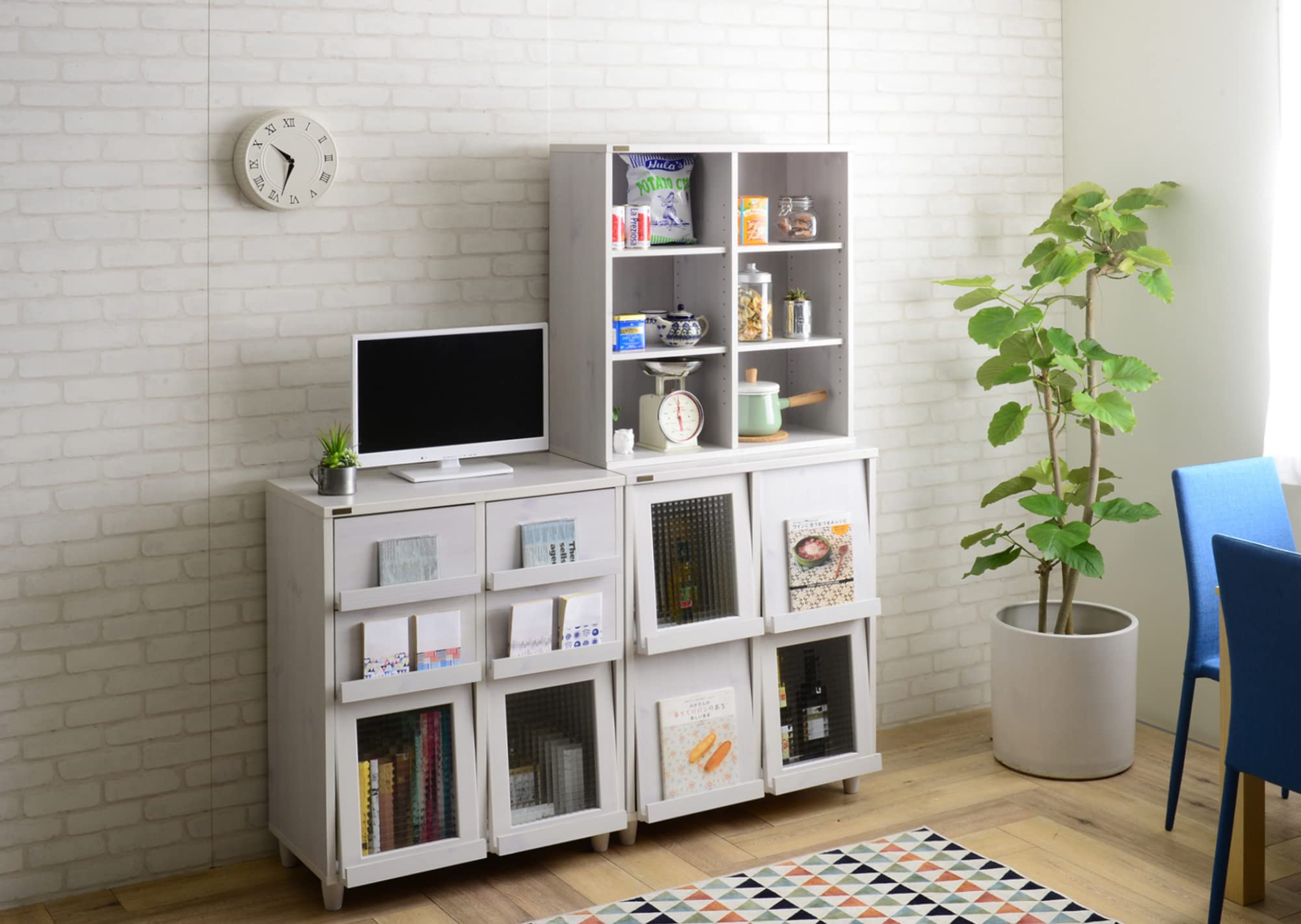 Amazon.co.jp: 佐藤産業 NEFLAS オープンシェルフ 幅75cm 奥行30cm 高