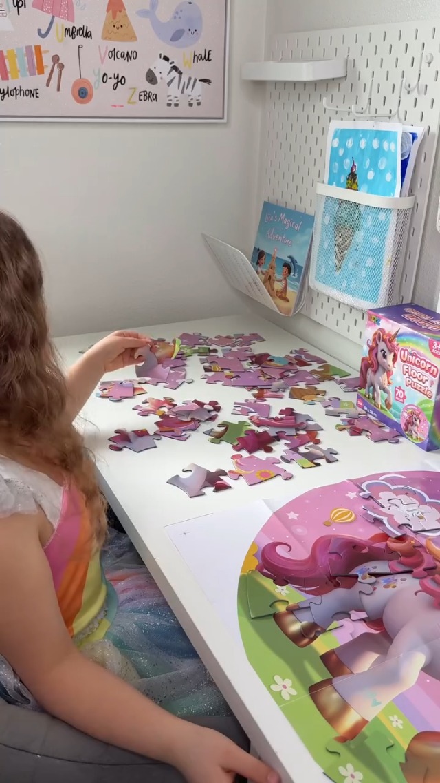 ゆにこーん。 Amazon.com: ZIZZ Unicorn Toy for Girls Kids - Best 70 Pieces