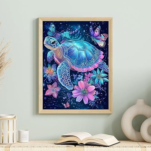 Miniatura 10 de Paquete de 12 kits de pintura artística de diamantes para adultos, paisaje natural, pintura de puntos de diamante para principiantes, pintura