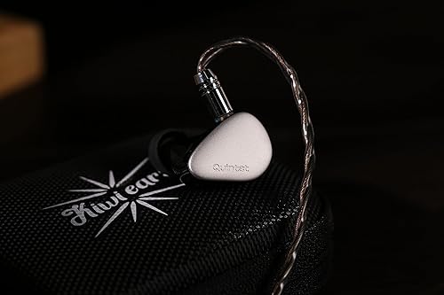 Miniatura 5 de Linsoul Kiwi Ears Quinteto in Ear Monitor, 1DD + 2BA + 1 Planar + 1 PZT Hybrid Driver Earphone, con cable OFC chapado en plata desmontable, placa