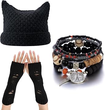 CORIRESHA Therian Emo Clothing Cat Ear Y2k
