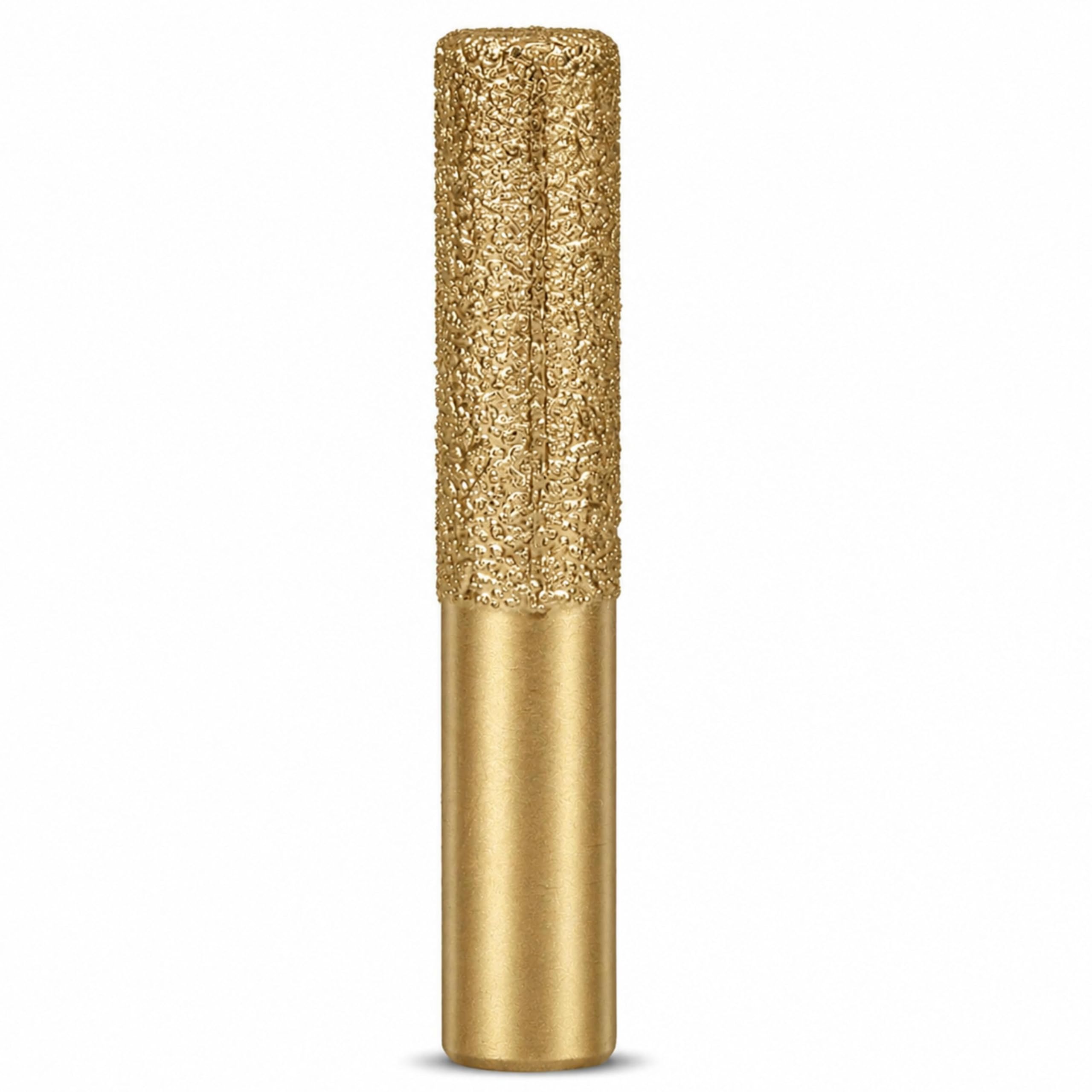 Frese Diamantate Punte Diamantate Gambo Dritto Brasato Dorato per Il Taglio Del Bordo Pietra Marmo Granito Piastrelle Cerami (12.7 * 13.5 * 75mm)